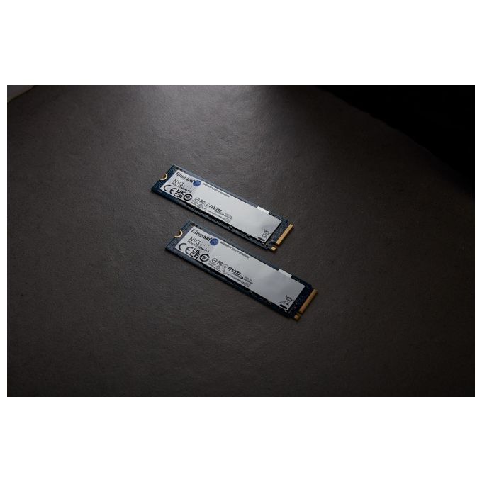 Kingston Technology SNV3S-2000G 2000G NV3 M.2 2280 NVMe SSD Capacita' 2 TB Velocita' lettura 6000 MB-s Velocita' scrittura 5000 MB-s colore Nero