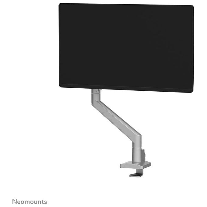 Neomounts DS70-250SL1 Braccio per Monitor 17-35'' Regolazione Altezza a Molla a Gas Rotazione 360° Inclinazione -45° a 45° colore Argento