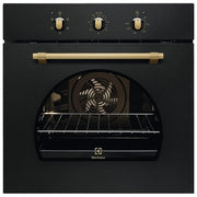 Electrolux FR53G Forno Elettrico Multifunzione da Incasso Capacita' 70 Litri Classe energetica A 5 Programmi InfiSpace 60 cm Nero Opaco