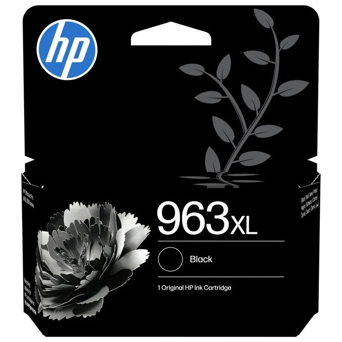 HP 3JA30AE 963XL Cartuccia Inkjet Originale Alta Capacita' Inchiostro Pigmento 2000 Pagine 47,86 ml colore Nero