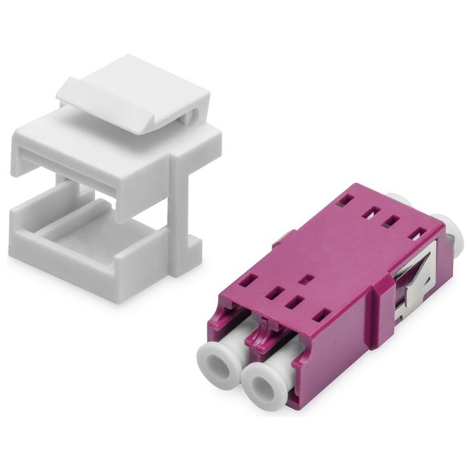 Digitus Accoppiamento LC-LC-Duplex Fibra Ottica Multimode-om4 Modulo Keystone