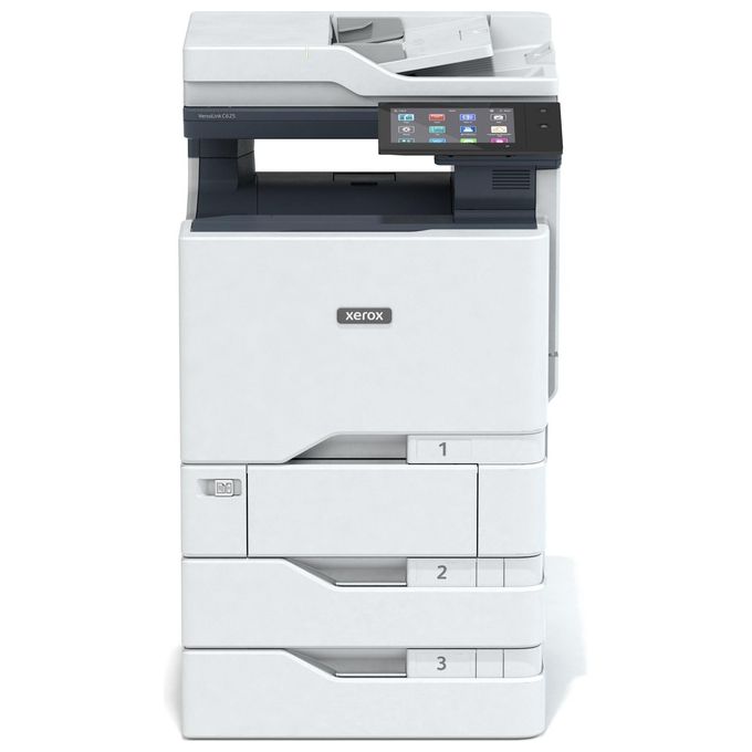 Xerox C625V_DN VersaLink C625 Stampante Multifunzione Laser a Colori A4 50 ppm Duplex Automatico con Touchscreen 7 pollici Wi-Fi Opzionale Ethernet Gigabit NFC colore Nero