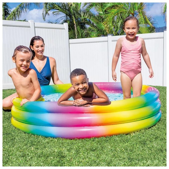 Intex Piscina Geometria Multicolore 147x33 cm