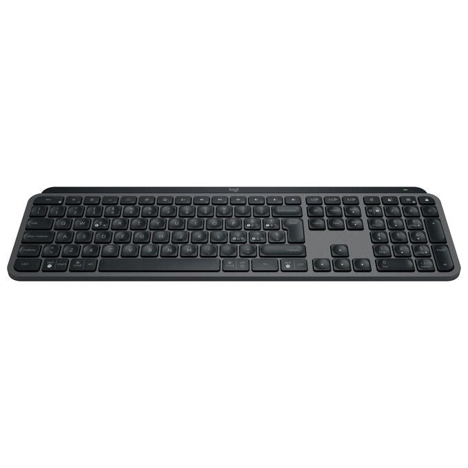Logitech 920-011575 MX Keys S Tastiera Wireless Full-Size Bluetooth USB-C Retroilluminazione Multi-OS Layout QWERTY Italiano colore Grigio