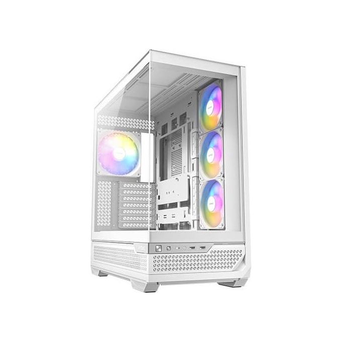 Antec 0-761345-10136-3 C7 ARGB Case Midi Tower Supporto E-ATX Ventole ARGB Incluse colore Bianco