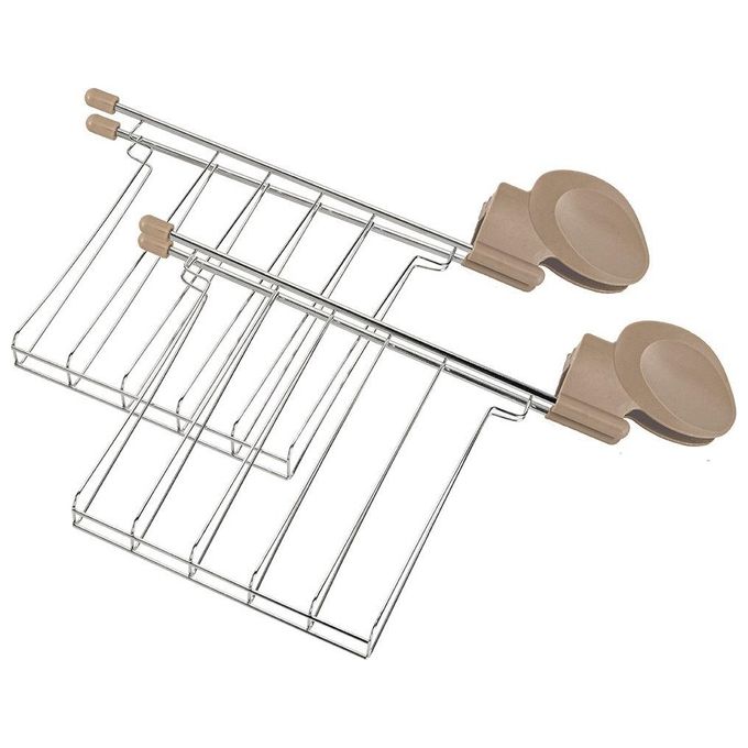 Tognana D2DTN03IRCHA Iridea Tostapane con Pinze 750 W 4 Funzioni 6 Livelli Doratura colore Champagne