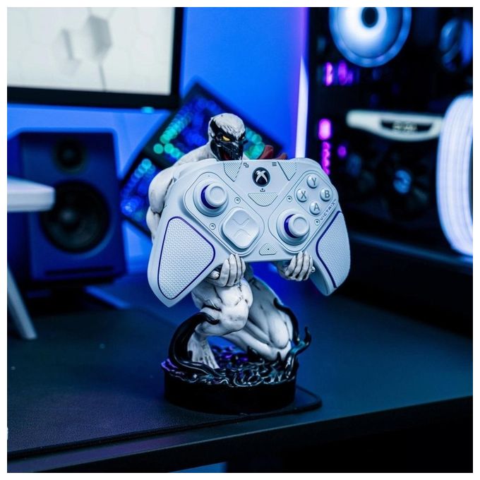 Exquisite Gaming CGCRMR400558 Cable Guys Marvel Anti-Venom Supporto Controller e Smartphone PVC 20 cm colore Bianco