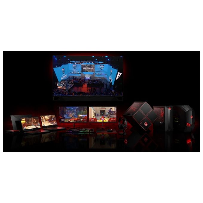 HP OMEN by Outpost Mousepad Mouse con Ricarica Qi Wireless Integrata e Indipendente