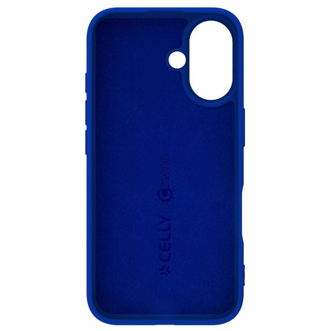 Celly Cromo Cover per iPhone 16 Blu