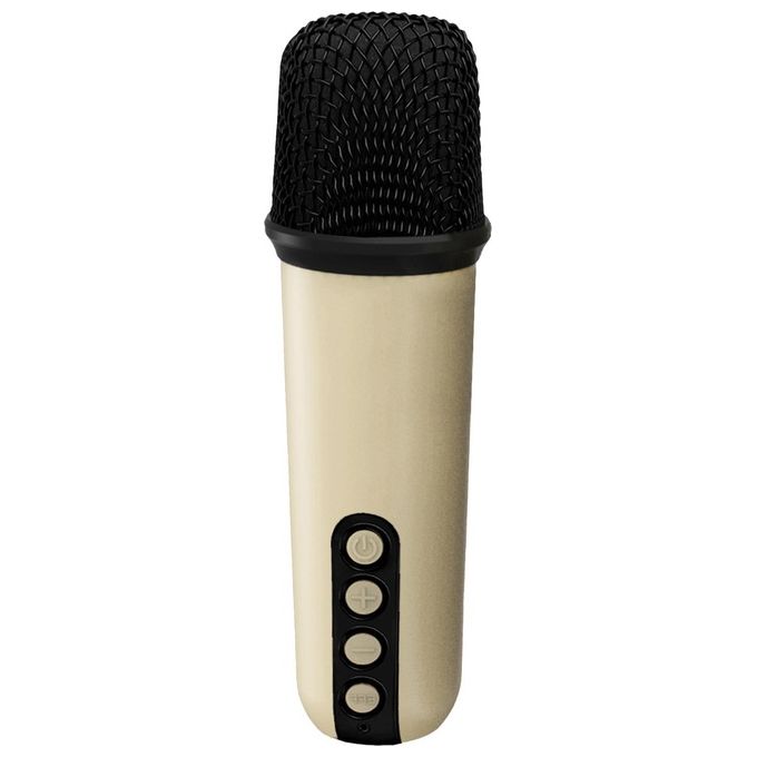 Celly PARTYMIC2WH Microfono Wireless con Speaker Integrato 6 W 2 Microfoni Bluetooth 10 m Luci RGB colore Bianco