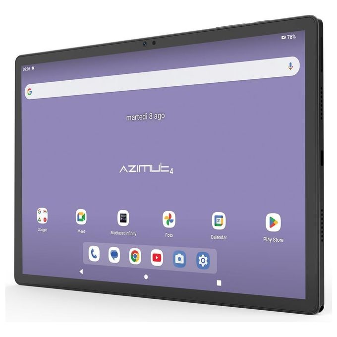 Mediacom M-SP1AZ44 SmartPad Azimut 4 Tablet Android 10.5'' 4GB RAM 64GB 4G LTE Wi-Fi Octa Core Cam 13MP Batteria 6000 mAh colore Grigio