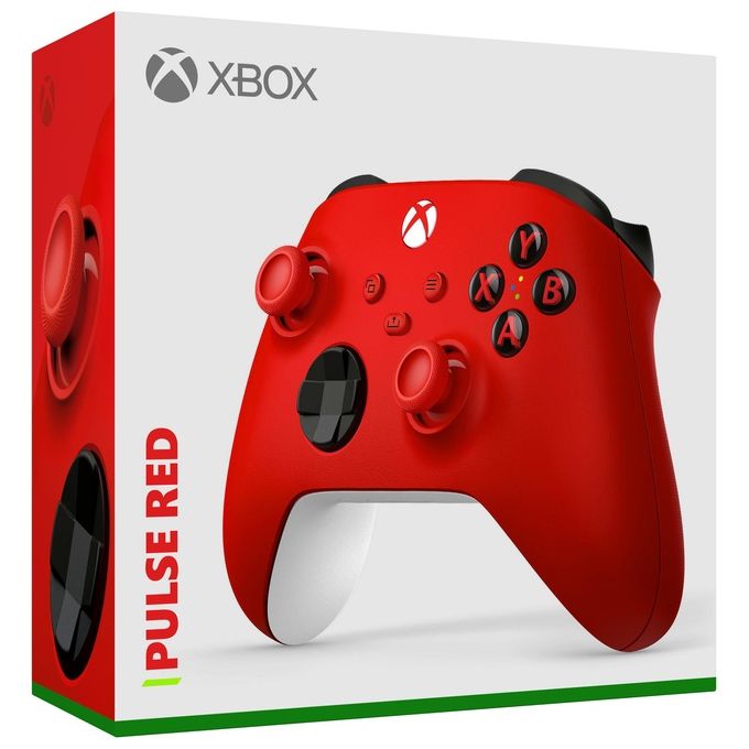 Xbox 1914 Pulse Red Controller Wireless Gamepad per Xbox Series X S Xbox One Windows 10 11 Android iOS colore Rosso