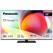 Panasonic TN-55W70AEZ Serie W70 Smart TV LED 4K Ultra HD 55'' Google TV Dolby Vision Atmos Game Mode colore Nero