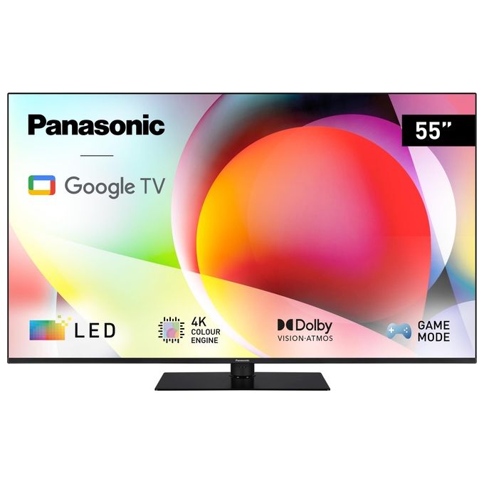 Panasonic TN-55W70AEZ Serie W70 Smart TV LED 4K Ultra HD 55'' Google TV Dolby Vision Atmos Game Mode colore Nero