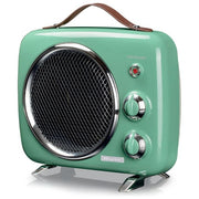 Ariete 0808 Vintage Termoventilatore Freddo e Caldo 2000W Termostato Regolabile 2 Velocita' colore Verde
