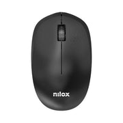 Nilox NXMOWI4011 Mouse Wireless Ottico RF 2.4 GHz 1000 DPI 3 tasti Plug and Play colore Nero