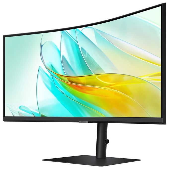 Samsung LS34C652UAUXEN ViewFinity S6 Monitor Curvo 34'' VA WQHD 3440x1440 100Hz USB-C 90W colore Nero