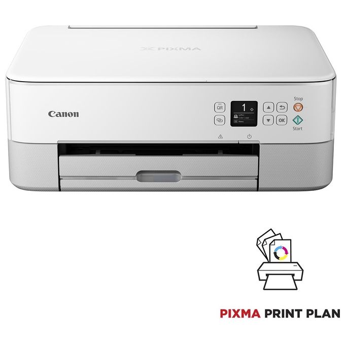 Canon TS5351I PIXMA Stampante Multifunzione Inkjet A4 4800x1200 DPI Wi-Fi Fronte-Retro 13 ipm colore Bianco