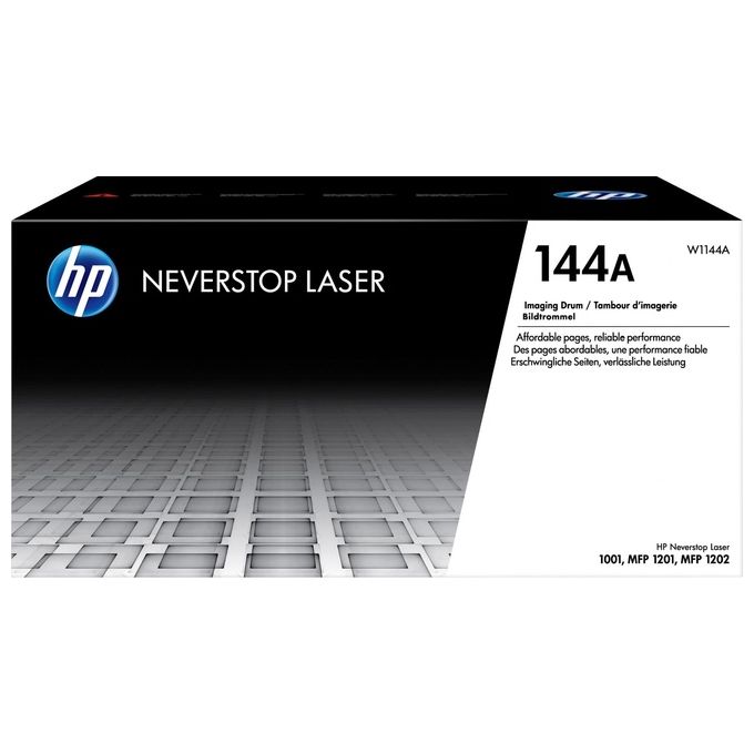 HP W1144A Tamburo fotosensibile nero originale per stampa laser Resa 20000 pagine compatibile con HP NeverStop Laser 1001 1201 1202 colore Nero