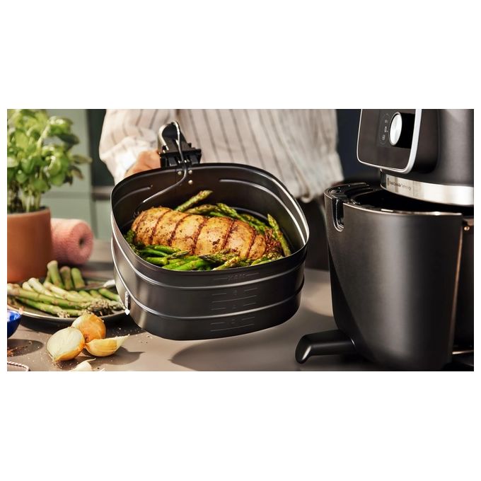 Philips HD9876-90 Friggitrice ad aria 8.3 L 2200 W 22 Programmi Display LED colore Nero