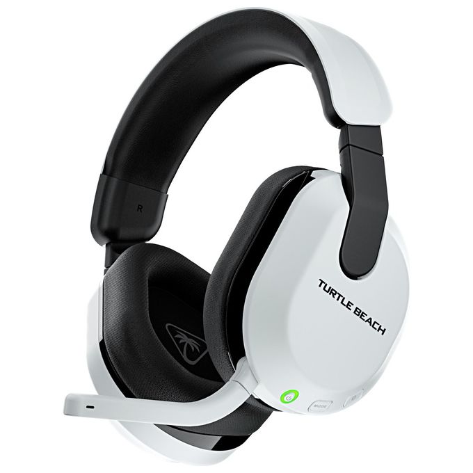 Turtle Beach TBS-3102-15 Stealth 600 Gen 3 Auricolare Wireless Gaming con Connessione 2.4 GHz e Bluetooth 5.2 per PS5 PS4 PC Mobile Durata Batteria Fino a 80 Ore colore Bianco