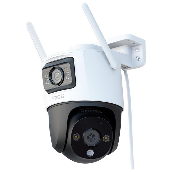 Imou IPC-S7XP-6M0WED Cruiser Dual Telecamera IP PTZ Esterno 6MP Doppio Obiettivo Wi-Fi 6 Visione Notturna IP66 colore Bianco