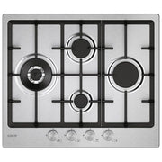 Candy 33803482 Moderna Piano cottura Gas 59.5 cm 4 Fornelli colore Acciaio inox