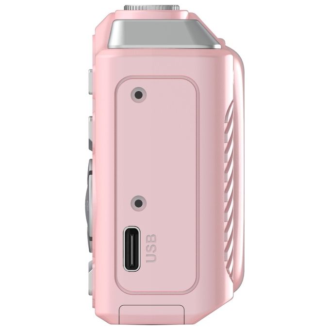 Denver DCA-4818RO Fotocamera Compatta Digitale 5 MP Full HD 1080p Schermo LCD 2.8'' Zoom Digitale 8x MicroSD 64 GB colore Rosa