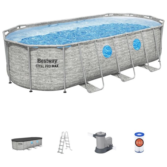 Bestway Piscina Fuori Terra Levant Power Vista 549x274x122cm