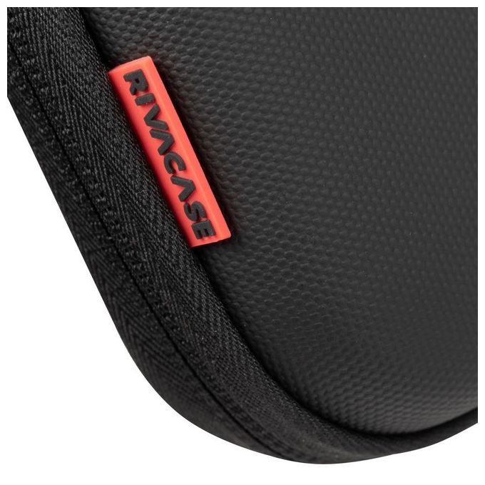 Rivacase 5130 Custodia Rigida Antishock per MacBook Air 15 e Laptop 14'' Idrorepellente Tracolla Rimovibile colore Nero