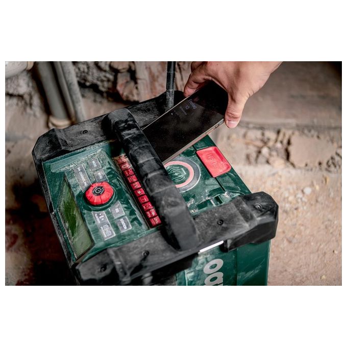Metabo RC 12-18 Radio da Cantiere DAB+ FM Bluetooth 5.0 32W IP54 a Batteria 12-18V colore Nero