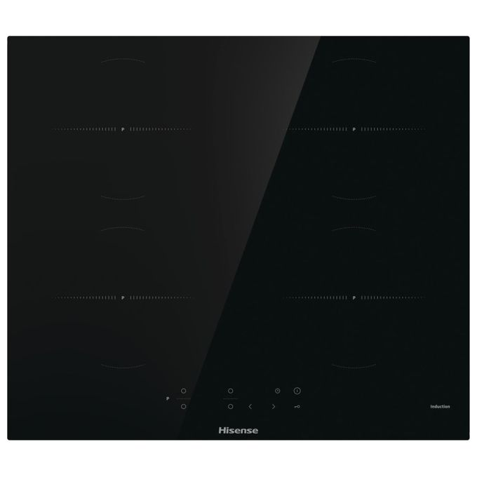 Hisense HI6401BSCE Piano cottura Induzione 59 cm 4 zone Touch Control Booster Timer colore Nero
