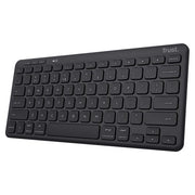 Trust 24708 Lyra Tastiera Wireless Bluetooth Multidispositivo Layout Italiano QWERTY Ricaricabile Multi-OS colore Nero