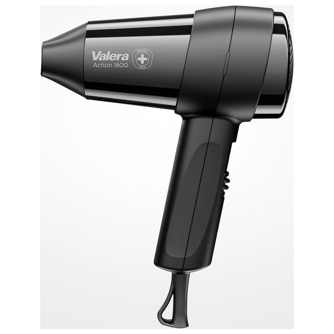 Valera 542.08 Action 1800 Asciugacapelli 1800 W 3 velocita' 3 temperature aria fredda concentratore colore Nero