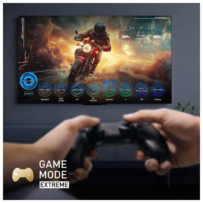 Panasonic TV-55Z80AEZ Serie Z80 Smart TV OLED 55'' 4K Ultra HD Fire TV 120Hz Dolby Vision Atmos Game Extreme colore Nero