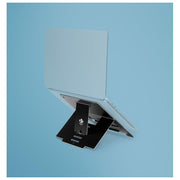 R-Go Tools RGORISTBL R-Go Riser Supporto per Laptop Regolabile in 5 Posizioni Inclinazione 30°-57° in Alluminio Hylite 5 kg colore Nero