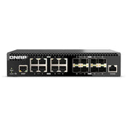 Qnap QSW-M3216R-8S8T Switch Gestito L2-L3 16 Porte 10GbE 8 RJ45 Multi-Gig 8 SFP+ 320 Gbps Montabile su Rack colore Nero