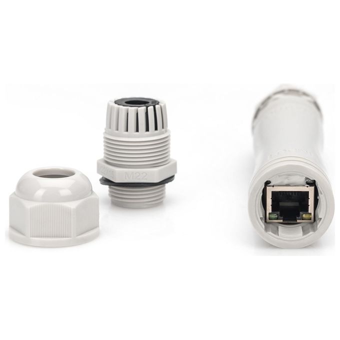 Digitus DN-95129 Extender PoE Trasmettitore di rete 10-100 Mbit fino a 800 m IP67 colore Bianco