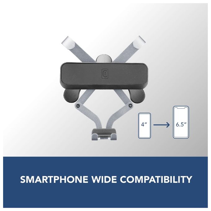 Cellular Line Supporto Auto per Smartphone Slide Fit Universal