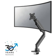 Neomounts NM-D775BLACKPLUS Braccio per Monitor 10-49'' con Molla a Gas Regolabile in Altezza e Rotazione 360° colore Nero