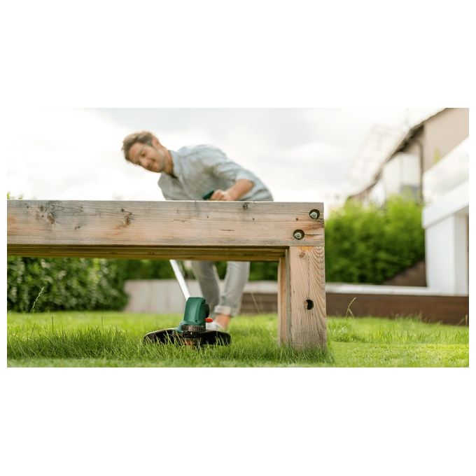 Bosch 06008C1D03 Universal GrassCut 18V-260 Decespugliatore e tagliabordi 2 in 1 Batteria 18 V 2 Ah Tecnologia Ioni di Litio colore Nero Verde