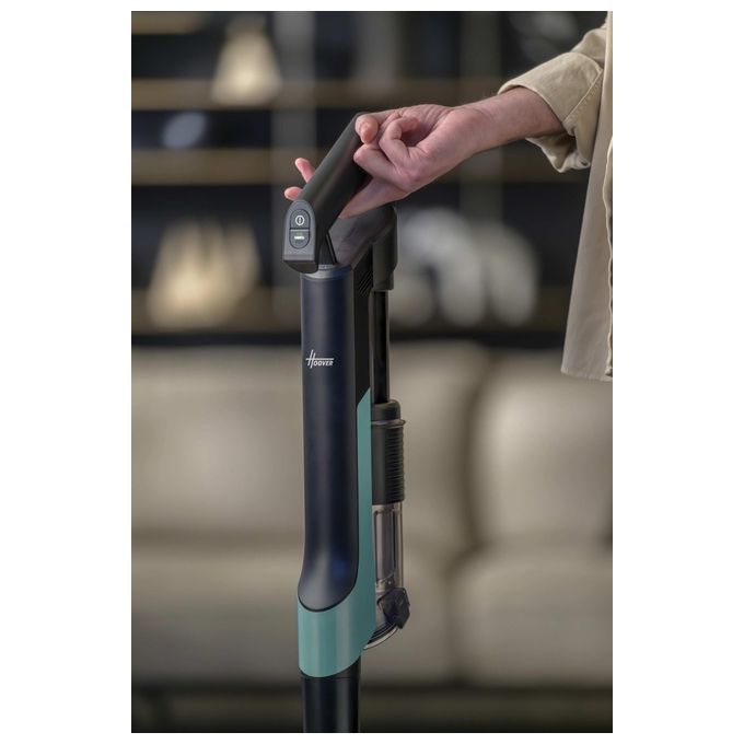 Hoover HF201P 011 HF2 Aspirapolvere Scopa Elettrica a Batteria Ciclonica Senza Sacchetto 1 L 40 min autonomia colore Blu