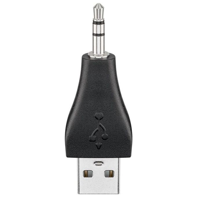 Wentronic adattatore usb ''a'' maschio - connettore 3,5mm. maschio