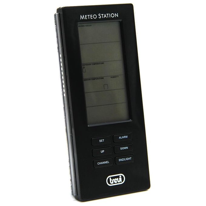 Trevi stazione meteo me 3108 rc nero radiocontrollata con sensore esterno senza fili