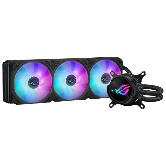 ASUS 90RC00T1-M0UAY0 ROG Strix LC III Kit di raffreddamento a liquido 360 mm con ventole da 12 cm ARGB colore Nero