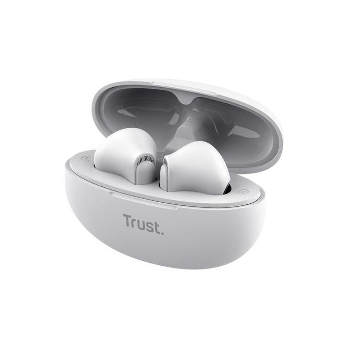 Trust Yavi Auricolare True Wireless Stereo (TWS) In-ear Musica e Chiamate USB tipo-C Bluetooth Bianco
