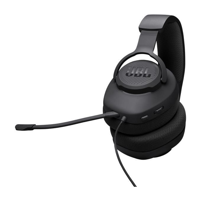 JBL JBLQTUM100M2BLK Quantum 100M2 Cuffie Gaming Over Ear con Filo Microfono Staccabile 3.5 mm colore Nero