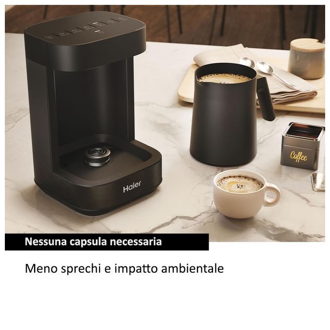 Haier Multi Beverage I-Master Serie 5 Nero Salvaspazio 3 in 1 6 Programmi Automatici