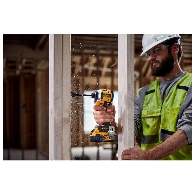 DEWALT DCF850NT-XJ Avvitatore ad impulsi 18V Brushless 3 velocita' 205 Nm attacco 1-4 pollici colore Nero e Giallo