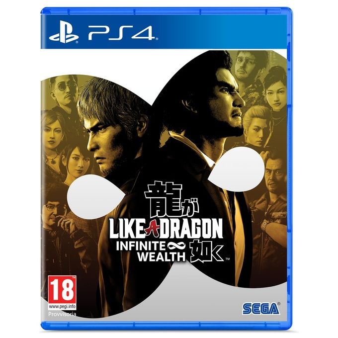 SEGA 1134450 Like a Dragon: Infinite Wealth Videogioco per PlayStation 4 Lingua Italiana Inclusa PEGI 18 colore Nero